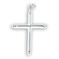 Sterling Silver Or Stainless Steel Cross Pendant