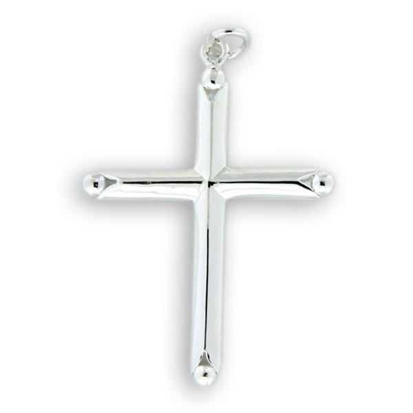 Sterling Silver Or Stainless Steel Cross Pendant