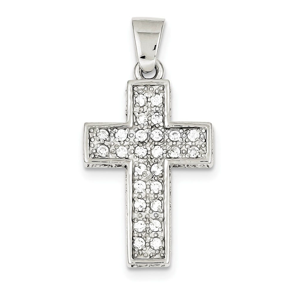 Cz Latin Cross Pendant