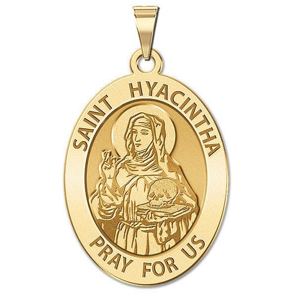 Saint Hyacintha Marisrotti Oval Religious Medal