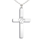 Basketball Cross Pendant