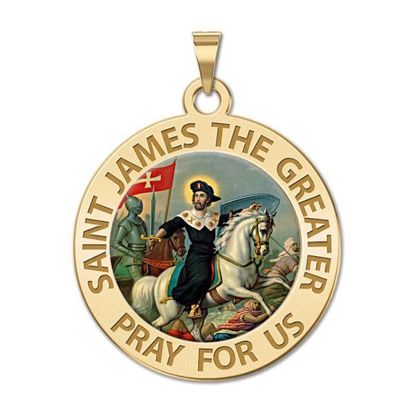 Saint James The Greater Religious Medal "Color"