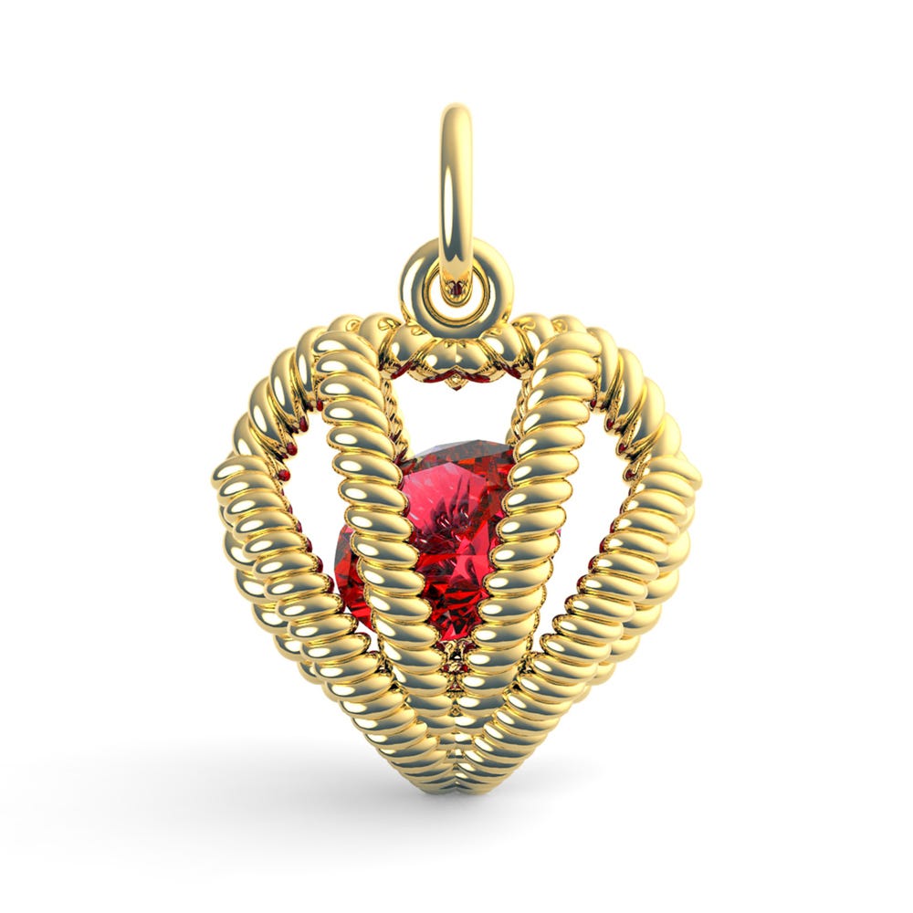 Love July Stone Charm