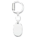 Engravable Sterling Silver Keychain