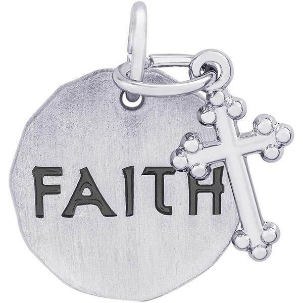 Faith Tag With Cross