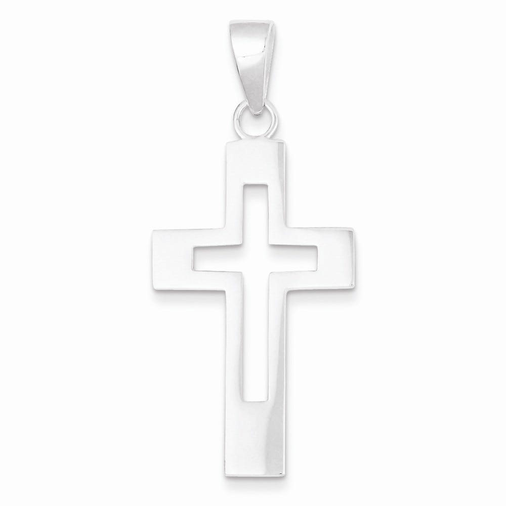 Cut-Out Cross Pendant