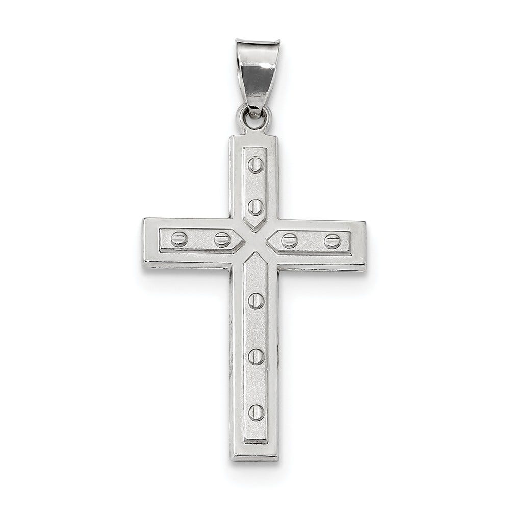 Sterling Silver Or Stainless Steel Latin Cross Pendant