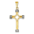 14K Gold Fancy Cross Pendant