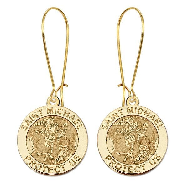 Saint Michael Earrings
