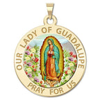 Our Lady Of Guadalupe Religious Medal "Color"