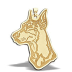 Doberman Pinscher Portrait Dog Charm or Pendant