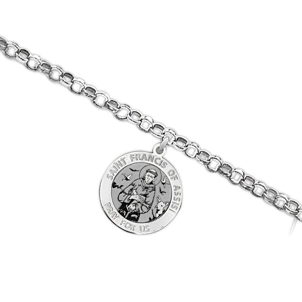 Saint Francis Of Assisi Religious Anklet