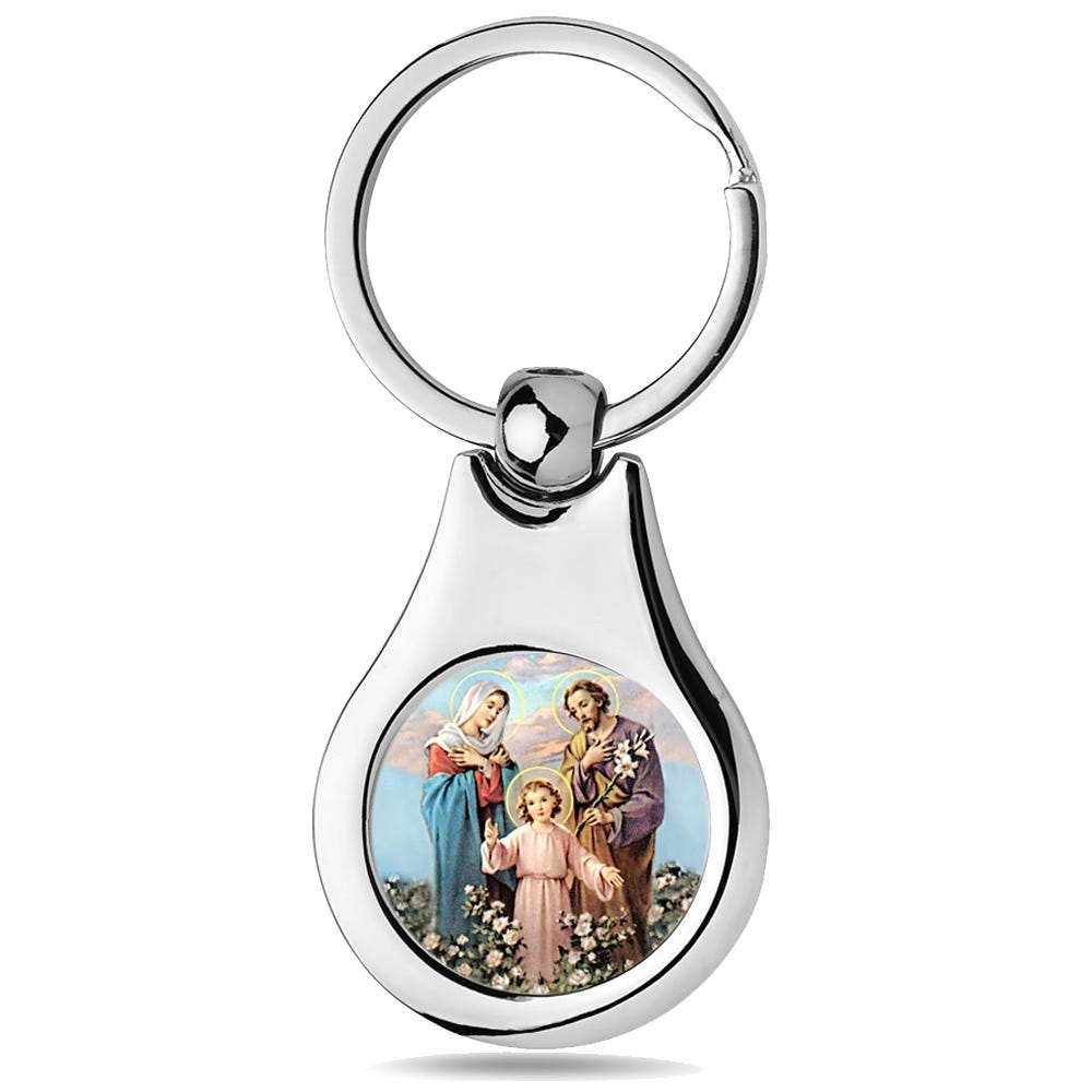 Jesus Mary Joseph Keychain