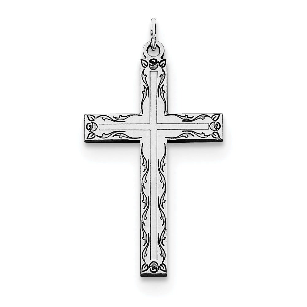 Laser Designed Cross Pendant