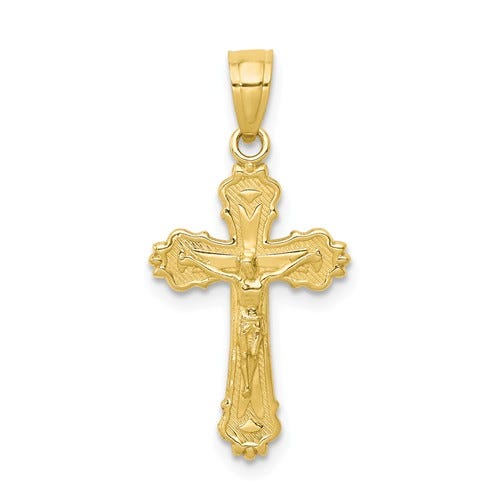 10K Gold Plated Crucifix Pendant