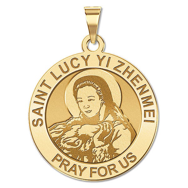 Saint Lucy Religious Medal