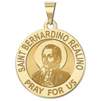 Saint Bernardino Realino (Younger Version) Round Religious Medal