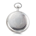 Charles Hubert Chrome Tone Two Photo Pocket Watch