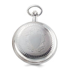 Charles Hubert Chrome Tone Two Photo Pocket Watch