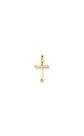 14K Diamond Cross Pendant