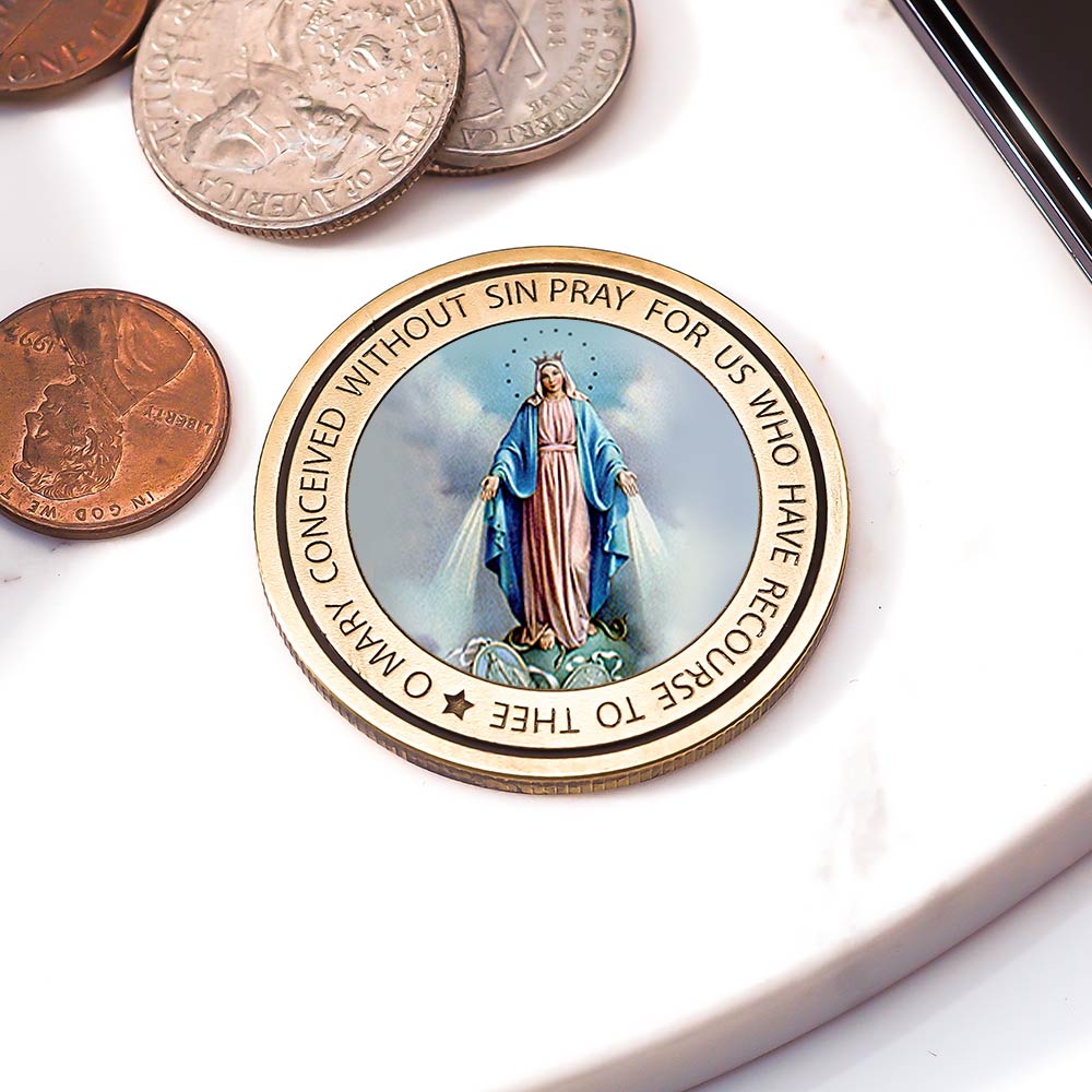 Miraculous Medal Pocket Coin / Keepsake