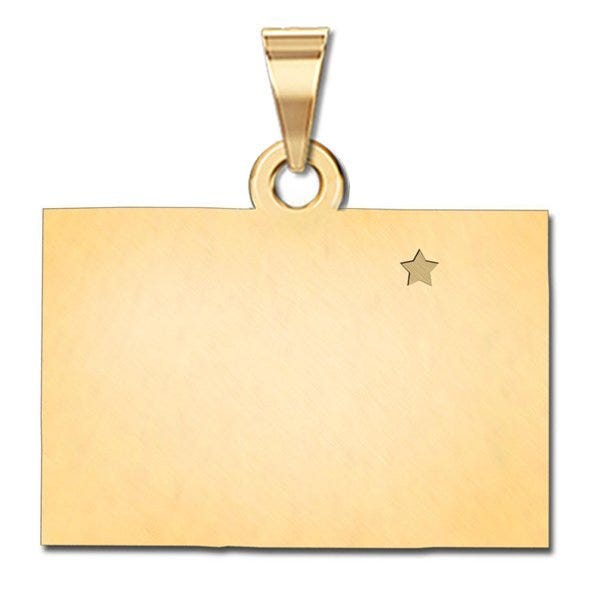 Personalized Colorado Pendant or Charm