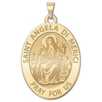 Saint Angela Di Merici Oval Religious Medal