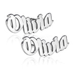 Old English Name Earrings