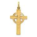14K Celtic Cross Pendant