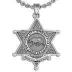 Personalized California Sheriff Badge with Name and Rank