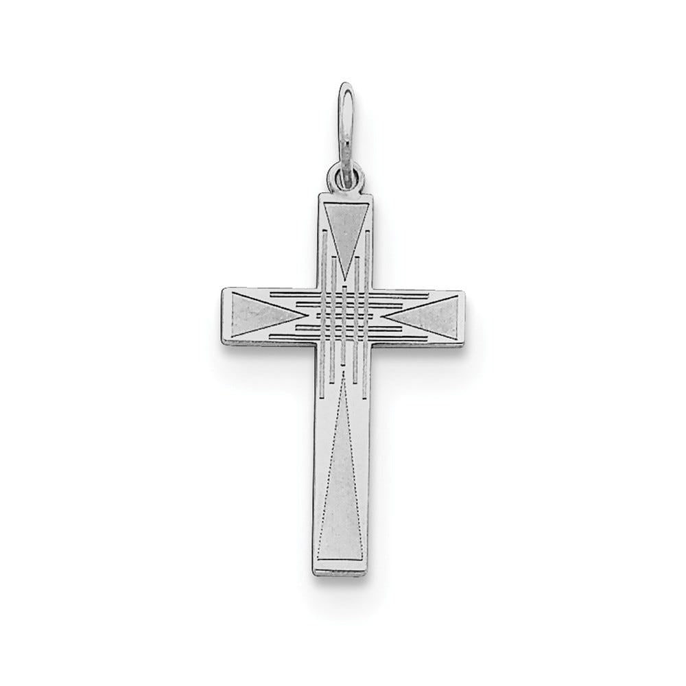 Laser-Designed Cross Pendant