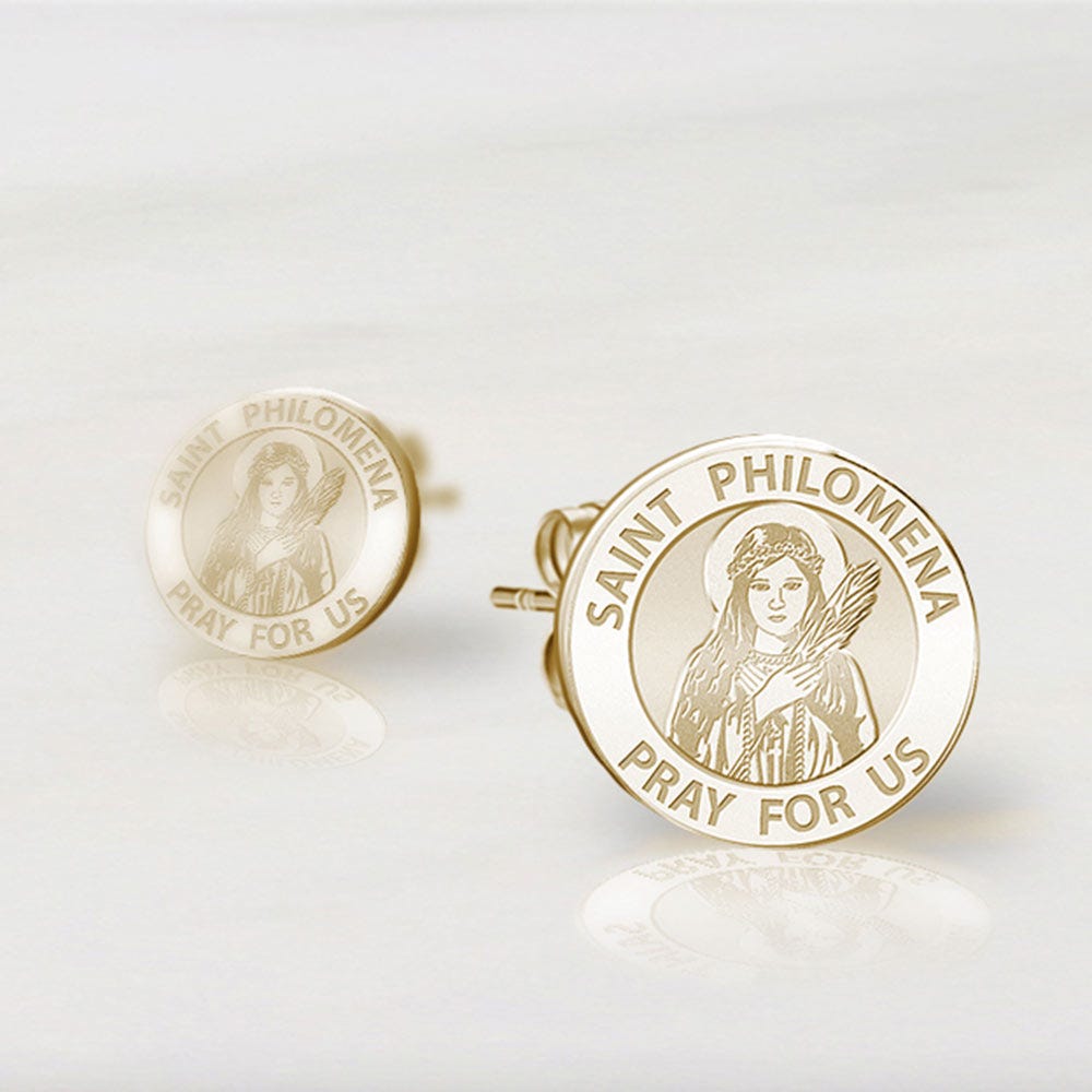 Saint Philomena Earrings