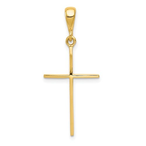 Polished Cross Pendant