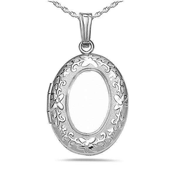 Small Oval Photo Locket