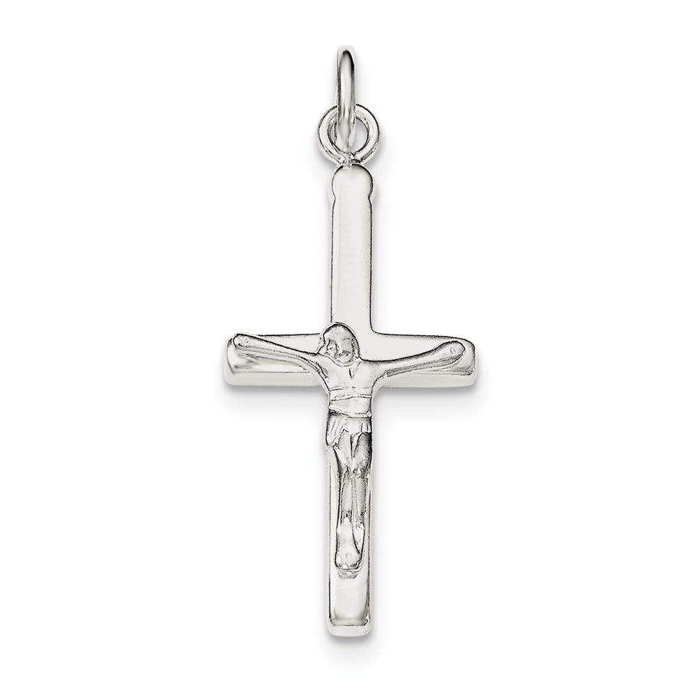 Polished Crucifix Cross Pendant