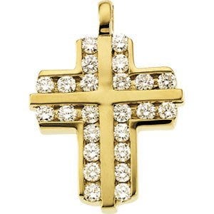 Diamond Cross Pendant