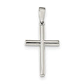 Sterling Silver Polished Cross Pendant