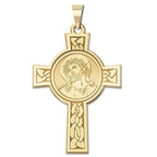 Ecce Homo Cross Religious Medal