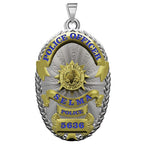 Personalized California Selma Police Badge with Your Rank and Number