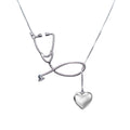 Nurse Stethoscope with Dangling Heart