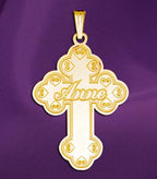 Personalized Cross With Script Name