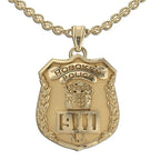 Personalized New Jersey Police Badge with Your Number & Department
