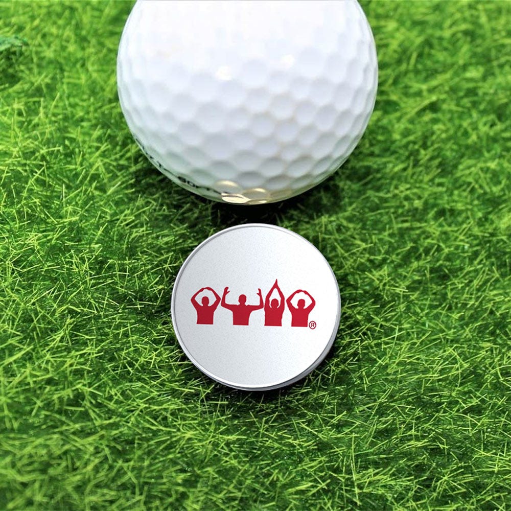 Ohio Silhouette Golf Ball Marker