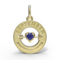 September Love Birthstone Charm