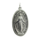 Pewter Miraculous Medal Pendant