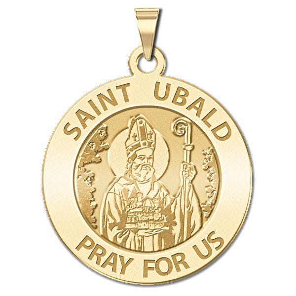 Saint Ubald Religious Medal