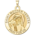 Saint Mother Teresa Religious Medal in Laser