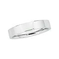 Platinum Approx. 0.20 Inch Flat Wedding Band