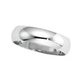 Platinum Approx. 0.31 Inch Half-Round Featherweight Band