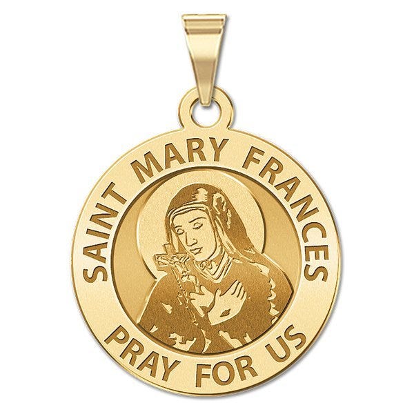 Saint Mary Frances Religious Medal
